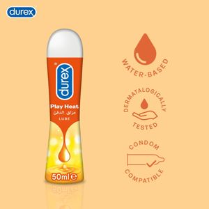 Durex Gel Play Hot Gel Lubrifiant Stimulant Effet Chauffant 50ml