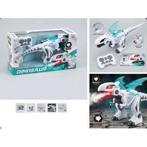Dinosaure Robot Télécommandé  avec Effets Fumée, Lumières & Sons