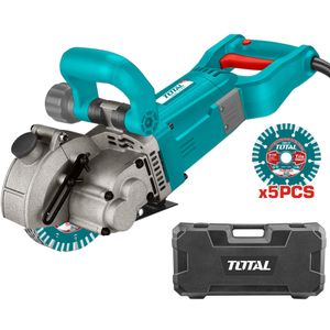 TOTAL Scie à rainurer les murs 3000W 130mm