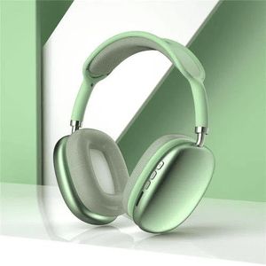 Casque Bluetooth P9 Plus sans fil avec micro, anti bruit avec Entrée jack et Carte SD Casque Gamer & Usage Quotidien - Vert