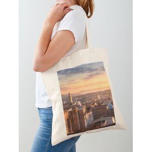 المدينة القديمة لفاس (فاس البالي)، المغرب عند شروق الشمسحقيبة يد قطن كلاسيكية