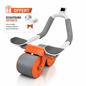 Roue Abdominale Automatique – Couleur et design Aléatoire + Écouteurs Offerts