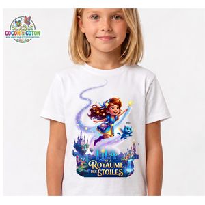 T-shirt fILLE "Lila et le Royaume des Étoiles"