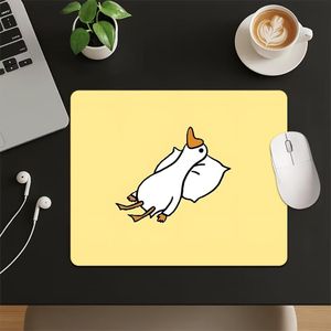 Tapis de bureau et tapis de souris 1 pièce avec base en caoutchouc antidérapante motif canard, convient aux joueurs sur PC, programmeurs, petit clavier mécanique, épais et antidérapant avec un joli canard, taille (/) pour ordinateur de bureau à domicile