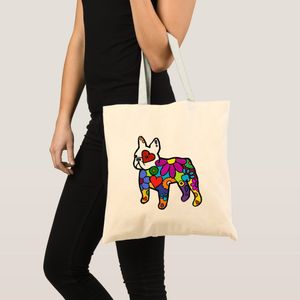 Tote bag Frenchie power Unique, haute qualité
