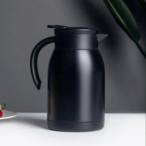 Thermos en acier inoxydable Pour café et lait ,Thermos à Froides & Chaudes, 1L
