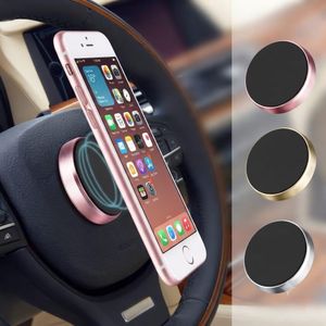 Support de Téléphone Magnétique Universel pour Voiture - Aimant Puissant, couleur doré et noir 
