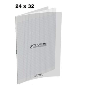 Cahier POLYPRO 140P 24*32 Grand Format Conquerant