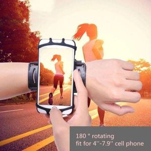 Support de Téléphone Rotatif pour Bras et Poignet - Idéal pour le Sport et les Activités Extérieures