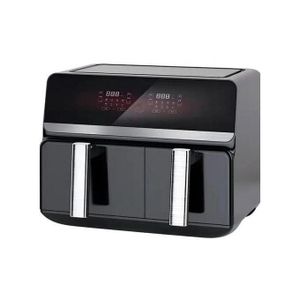 Kraft line Friteuse Sans Huile Dualbasket 5,5L + 3,5 L - 8 Programmes - Air Fryer 2 panier Familiale - 2 basket XXL