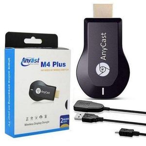 Anycast M9/4 PLUS WiFi HDMI Display Chromecast Miracast DLNA Airplay TV Dongle Latest Model Work with Google Home & (Black) YCMI-A
