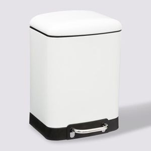 Five Poubelle à pédale soft close en métal (6 litres)