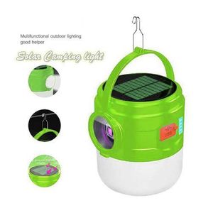 Lampe de Tente Solaire Rechargeable pour Aventures en Plein Air