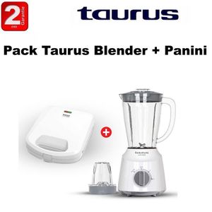 Taurus BLENDER LIMA 400W+PANINI CHICAGO WHITE 4 TRANCHES