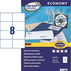 ETIQUETTES AUTOCOLLANTES MULTI3 100 FEUILLES A4 FORMAT 210X297 MM