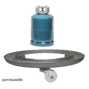 Support Bouteille de gaz / Porte-bouteille - Chariot robuste avec 3 roulettes