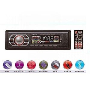 Cdx Radio Autoradio stéréo avec Bluetooth, MP3, USB, carte SD, Aux