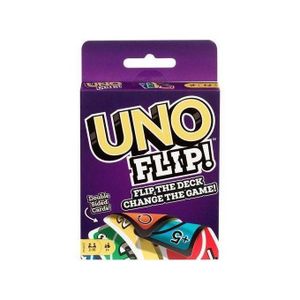 Uno FLIP! - Le Jeu de Cartes Réversible Qui Change Tout ! Jeu Familial - Cartes Recto Verso