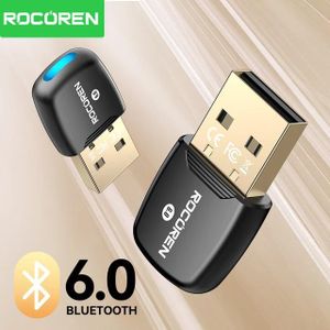 ROCOREN Adaptateur USB Bluetooth 6.0 pour PC Plug & Play