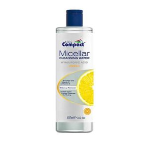 Ultra Compact Eau Micellaire Vitamine C 400ml – Démaquillant Hydratant and Éclat Sans Rinçage