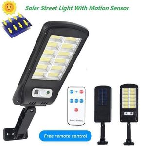 Lampe Solaire Extérieur avec Télécommande et Détecteur de Mouvement