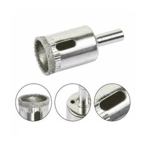 Scie cloche diamantee 22 mm pour percage precis des surfaces dures