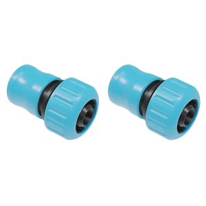 Raccord Rapide - Plastique - Connexion Tuyau d'Arrosage - Bleu 19mm