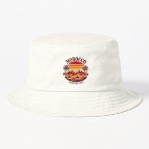 Morocco Vintage Retro Sunset T-Shirt - Moroccan Desert Camel Vibes Chapeaux Bob   avec design unique   