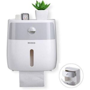 Distributeur mural papier hygiénique avec tiroir et rangement Support de papier hygiénique