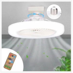 Lampe de plafond LED avec ventilateur silencieux et télécommande