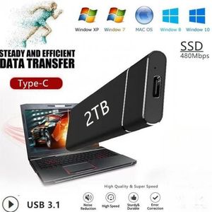 Disque dur SSD externe Portable ordinateur Hard Drive 250/500Go 1/2 To USB  3.2