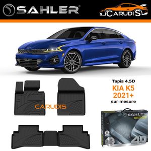 SAHLER حصائر كيا K5 4.5D مخصصة، خالية من الروائح، مقاومة للماء، غير قابلة للانزلاق