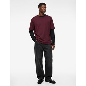 Koton T-shirt Bordeux Pour Hommes