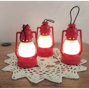 Éclairage Décoratif à LED, à Piles, 3 Lanterne Rouge 8,5 cm à prix pas cher | Jumia Maroc