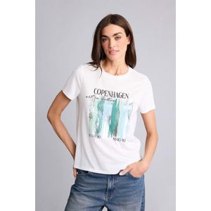 Defacto Regular Fit Crew Neck Slogan Short Sleeve T-Shirt
