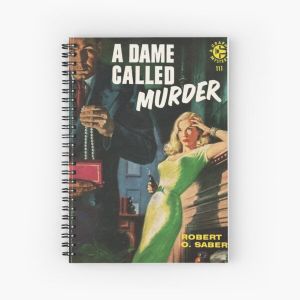 A Dame Called Murder Spiral Notebook Bloc note