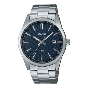 Casio Montre pour homme analogique avec bracelet en acier inoxydable MTP-VD03D-2AUDF