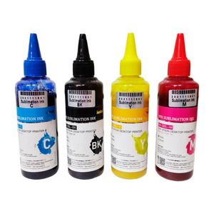 Pack 4 Bouteilles d'Encre de Sublimation Premium pour Epson (4 x 100ml) - Haute Définition