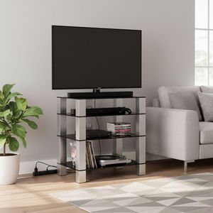 KRÖHLER Meuble TV avec Rangements – RX-5040-B-HBLK
