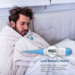 ميزان حرارة مع شاشة LCD للكبار والأطفال