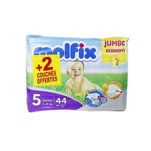 MOLFIX COUCHE BEBE COMFORT TAILLE1 (2-5)KG 12PCS