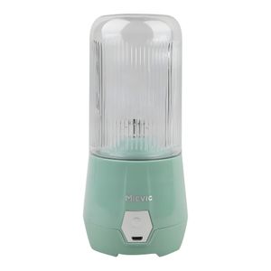 MIEVIC Mini Blender Portable - Vert Menthe - Pour Smoothies et Jus à Emporter - Compact et Rechargeable