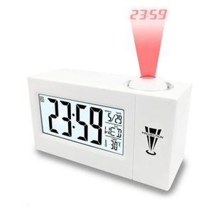 Réveil à Projection Numérique Affichage de la Date - de l'Heure et de la Température