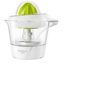 Taurus Presse-agrumes Électrique - Avec Réservoir Intégré - Pour Jus Frais et Rapide - Blanc et Vert 500ml