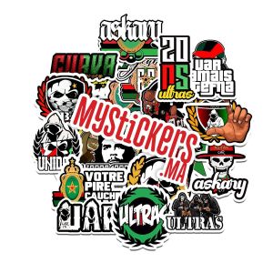 Pack de 20 stickers AS FAR HD UV