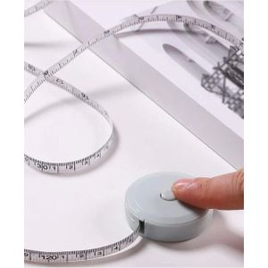Ruban à mesurer rétractable Flexiblen, Portable pour taille,150cm,  multifonction