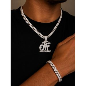 Ensemble Collier & Bracelet Cubain Homme – Style Luxe et Élégant acier inoxydable 