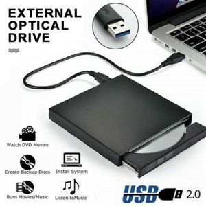 Lecteur Cd Dvd Externe, Graveur Cd/dvd-rw Lecteur Optique Usb 3.0 & Type-c,  Ordinateur De Bureau Portablenoir