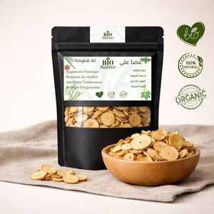 BIO SANTE Racines sèches d’Eurycoma longifolia 500g plante authentique