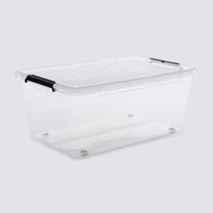 Five Boite avec couvercle en plastique avec roues (40 litres)